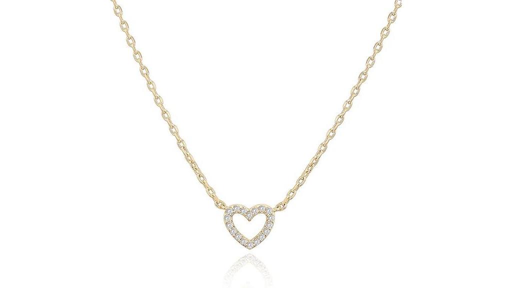 elegant heart necklace choice