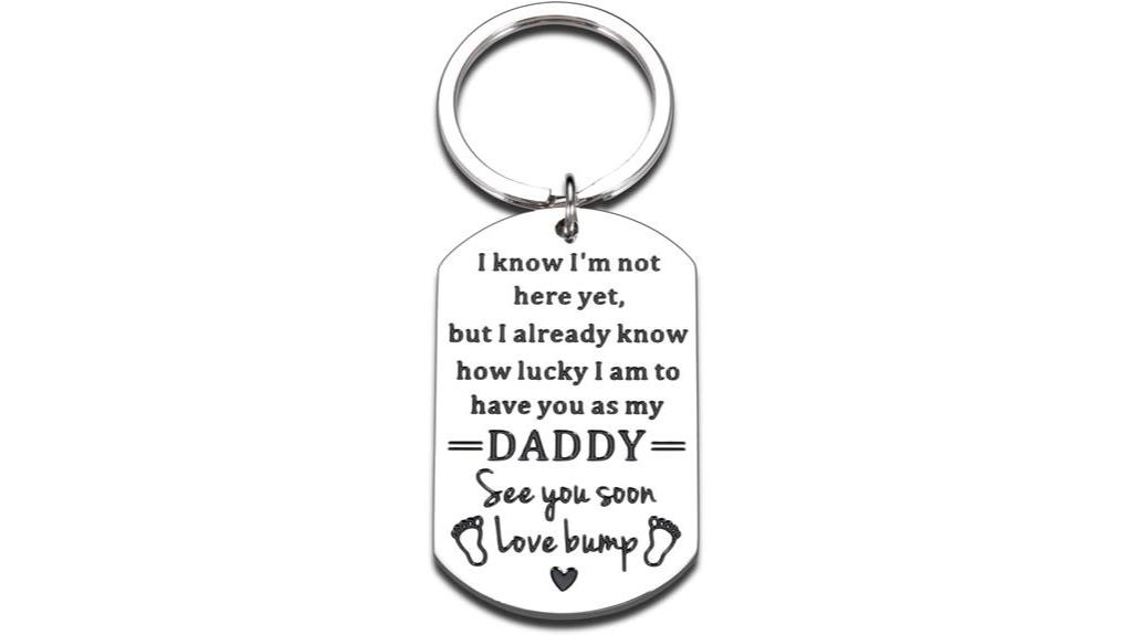 first father s day keychain