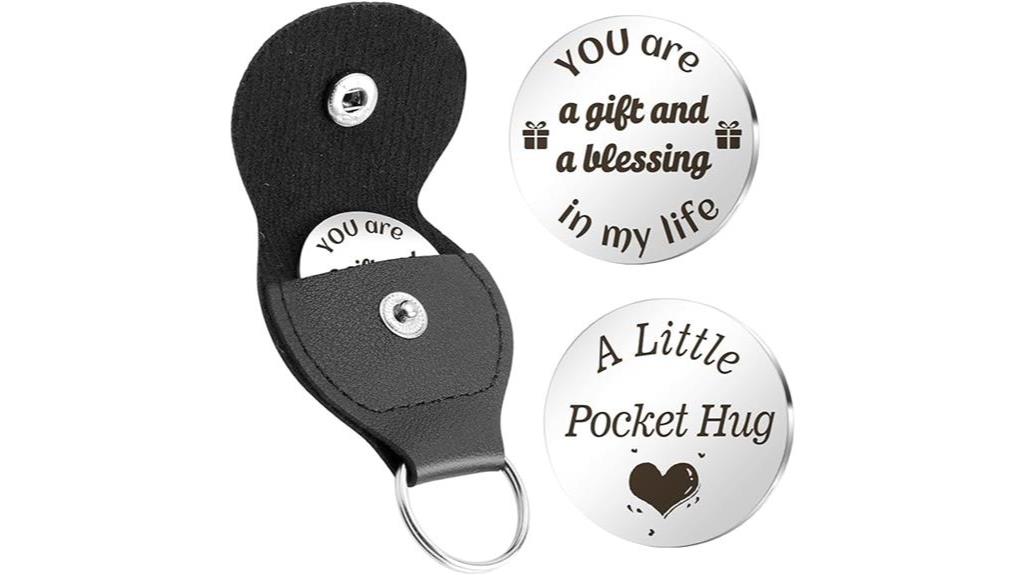 hug token keychain gift