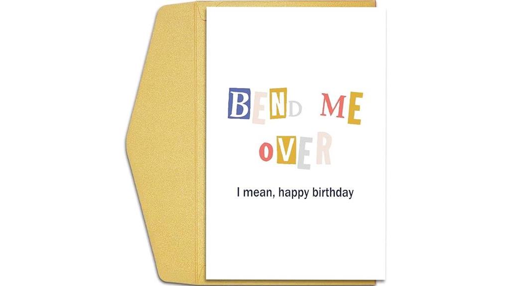 humorous birthday card design