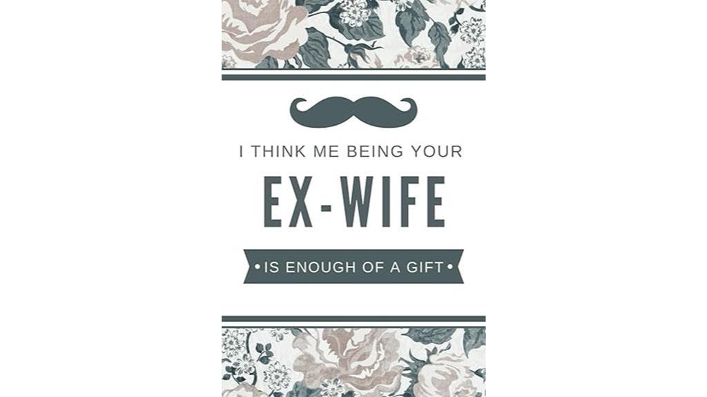 humorous customized notebook gift