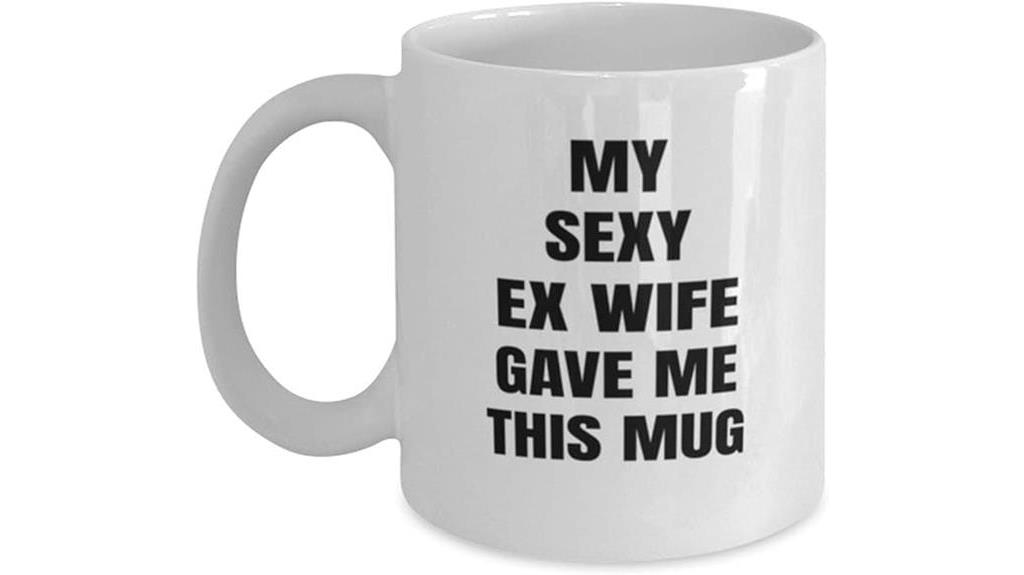 humorous ex husband coffee mug