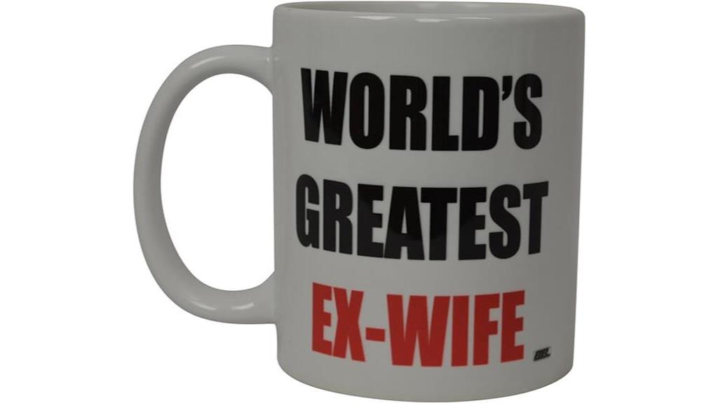 humorous mug for ex wife