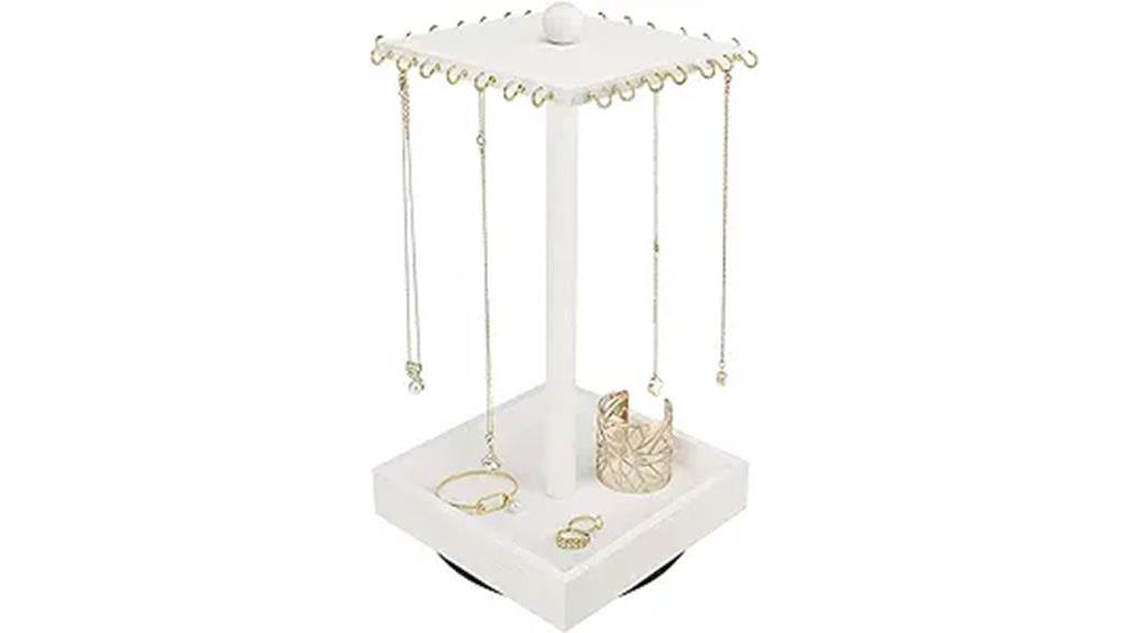 jewelry organizer with rotation