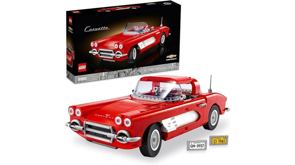 lego corvette car model