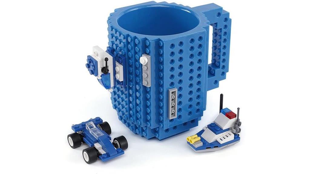 lego style mug for builders