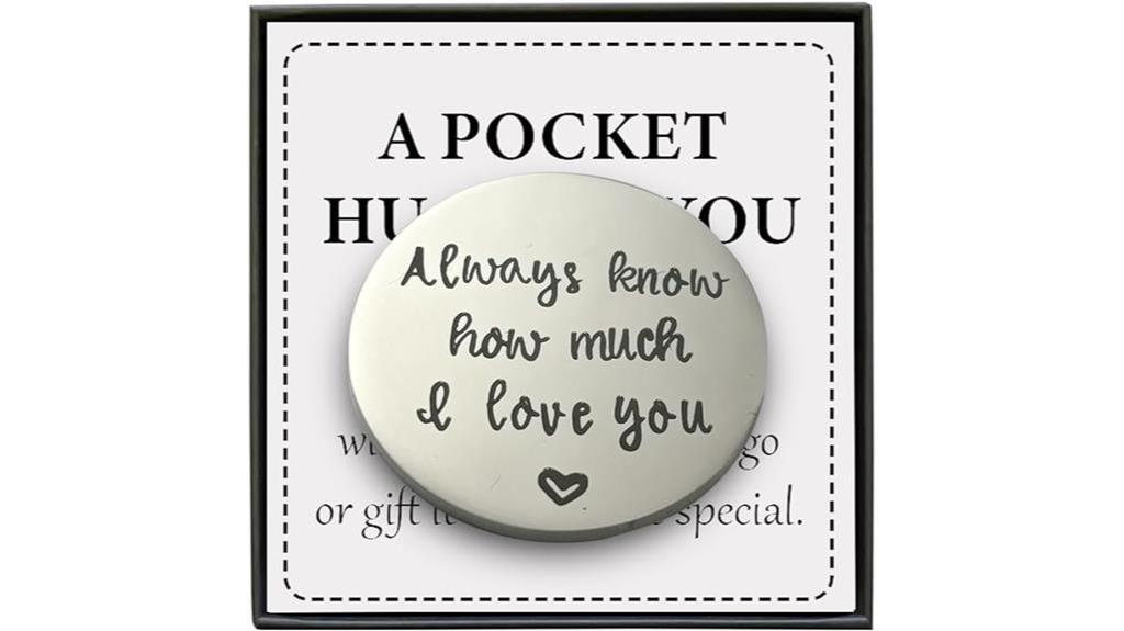 love filled pewter pocket keepsake