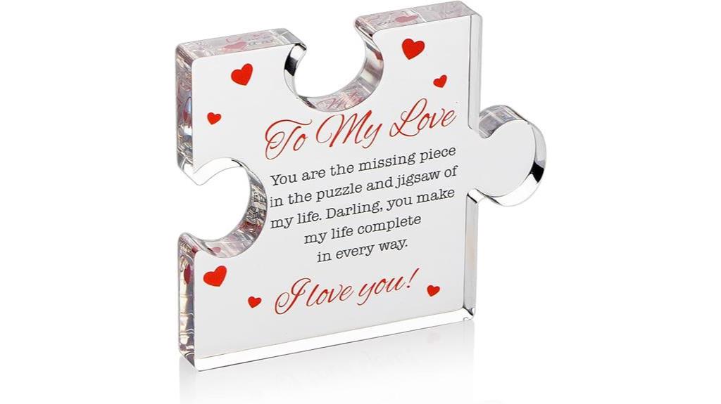 personalized acrylic block puzzle