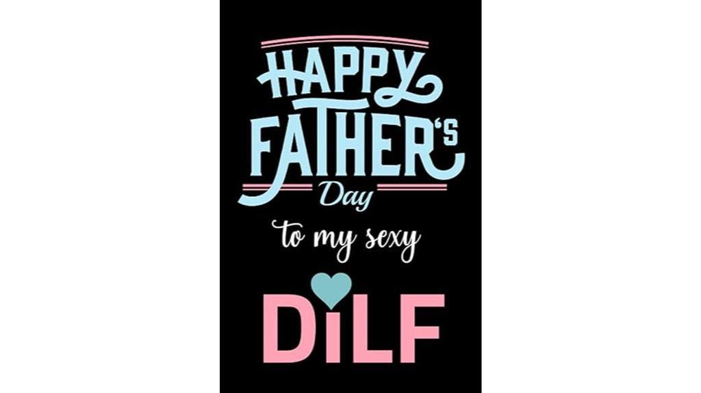 personalized dilf gift notebook