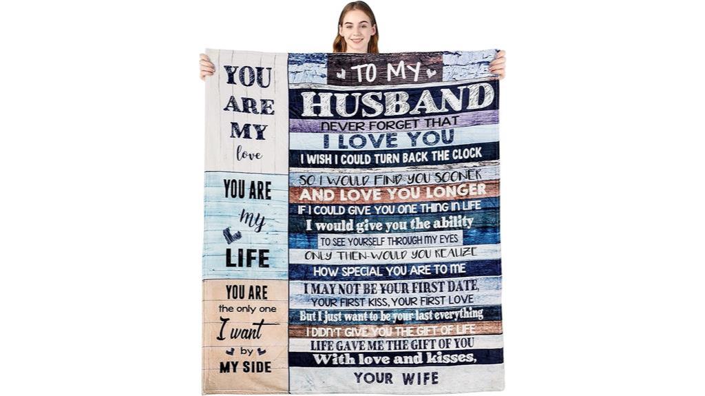 personalized fleece blanket gift