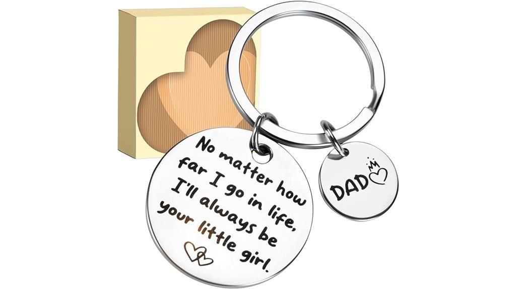 personalized keychain for dad