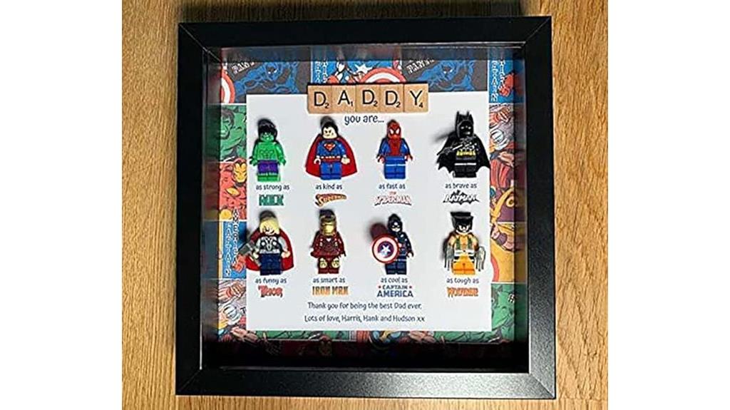 personalized superhero photo frame