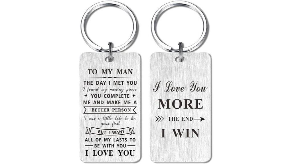 romantic keychain gift idea