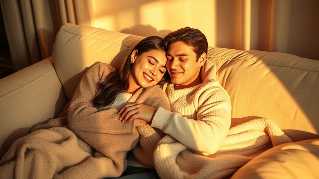 love hormones improve sleep