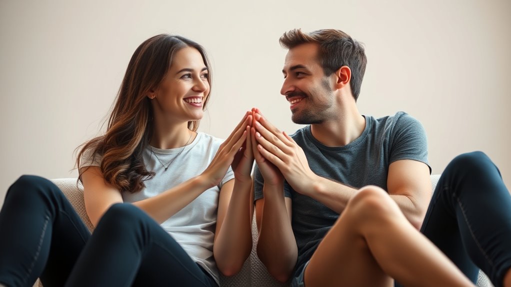 mirroring movements boost attraction