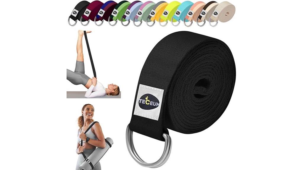 adjustable cotton yoga strap