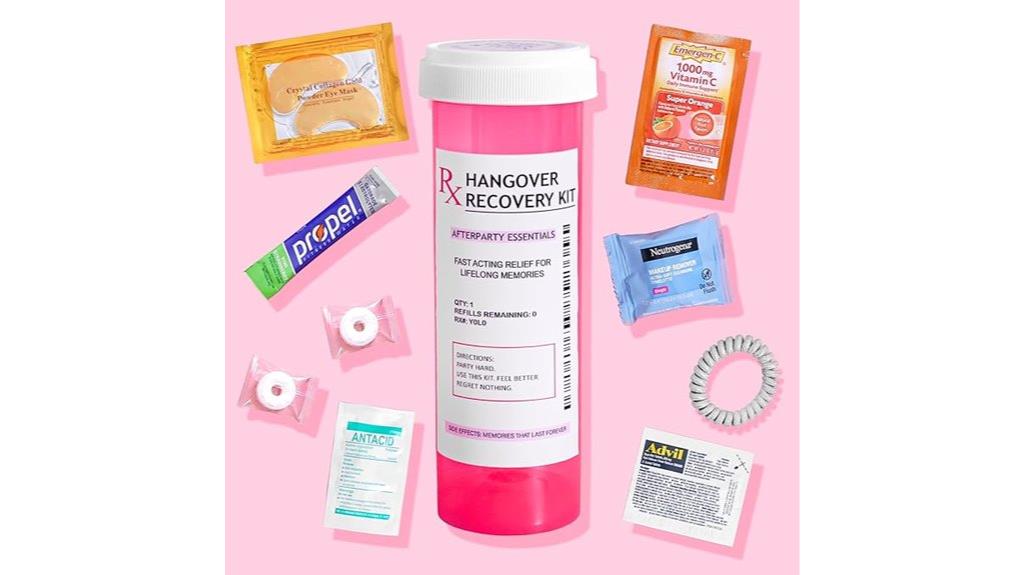 bachelorette hangover recovery kit