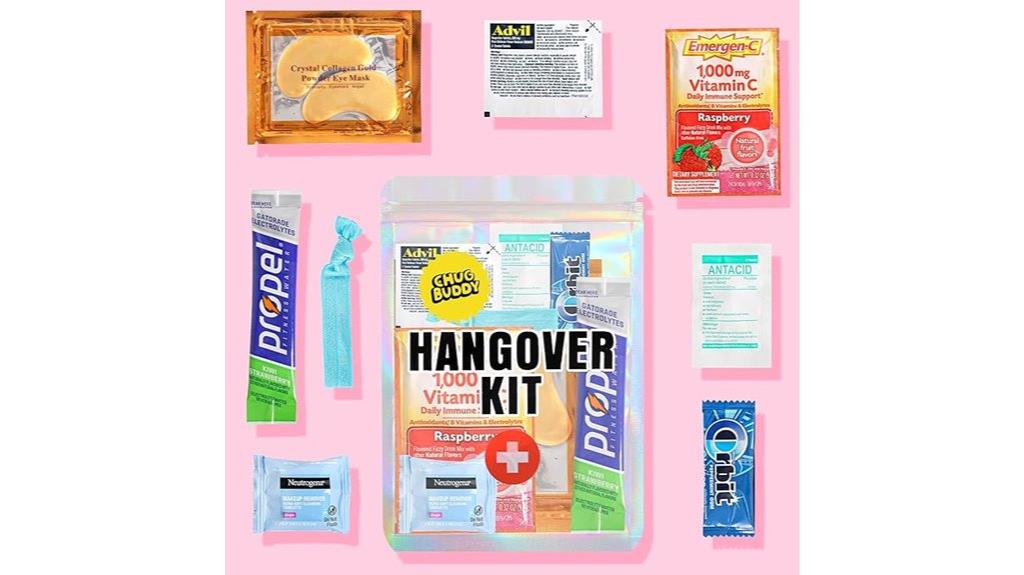 bachelorette hangover recovery kits