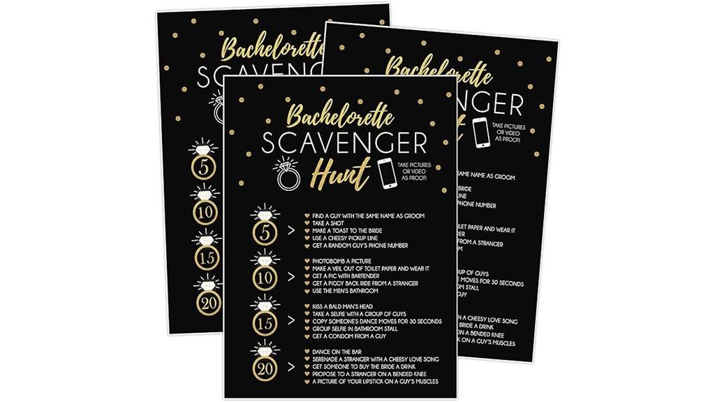 bachelorette party game ideas