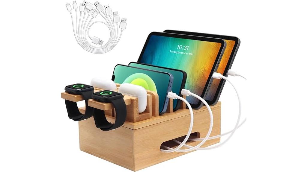 bamboo multi device charger