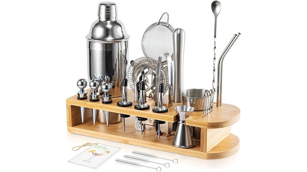 bamboo stand cocktail kit