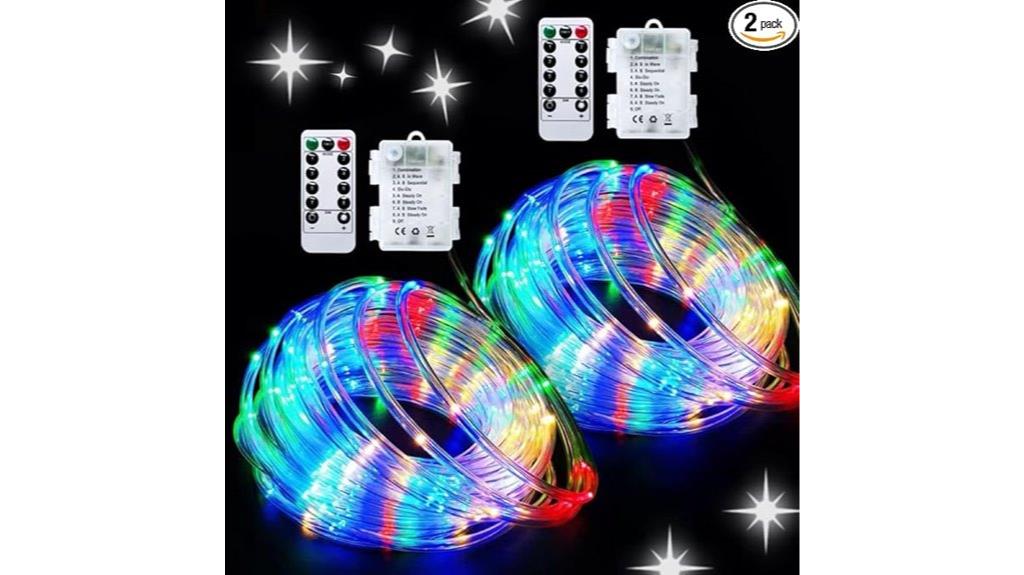 battery powered waterproof string lights