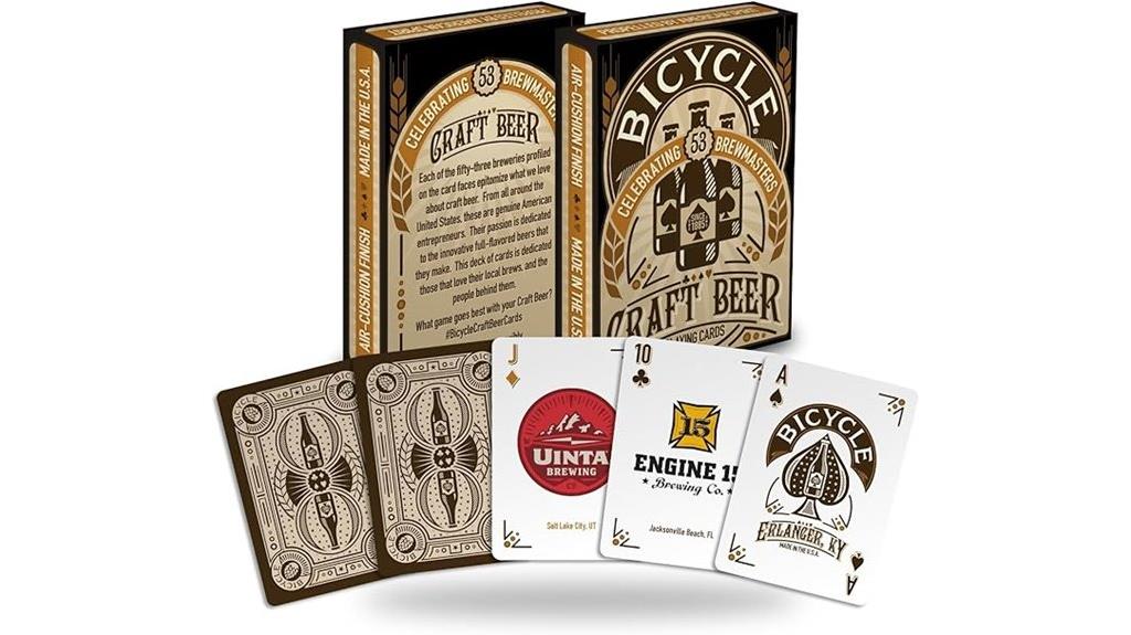 bicycle beer cocktail cards