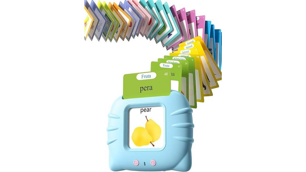 bilingual flash cards for speech