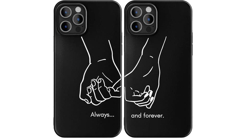 black couples phone case