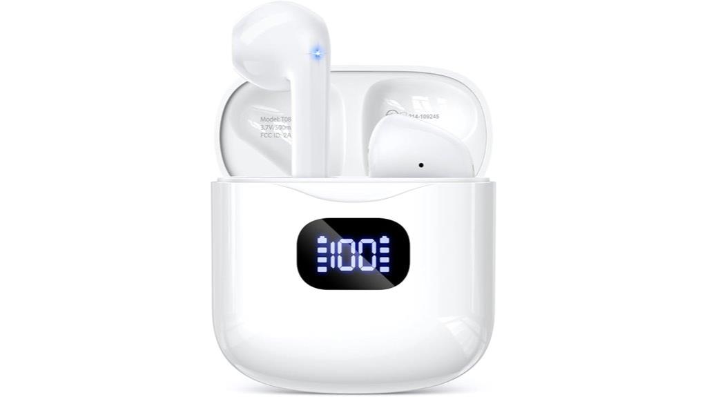 bluetooth 5 3 earbuds with charging
