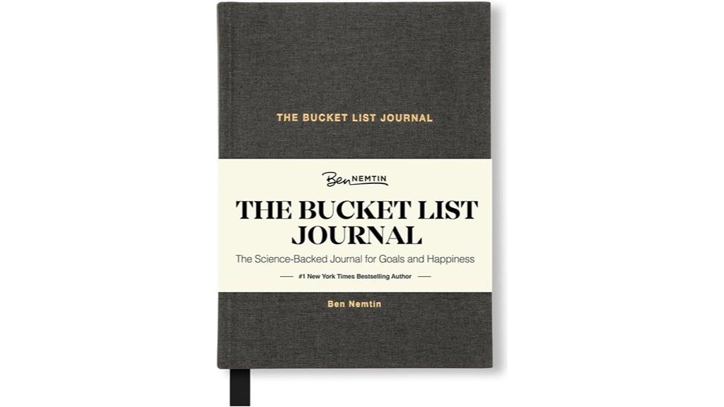 bucket list happiness journal