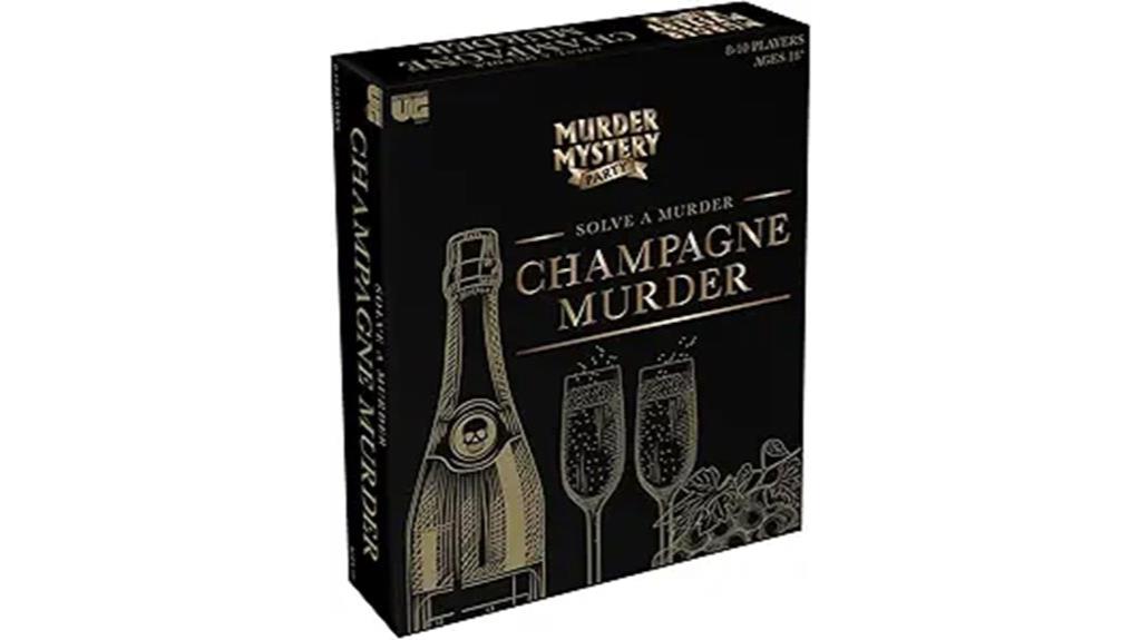 champagne murder mystery game