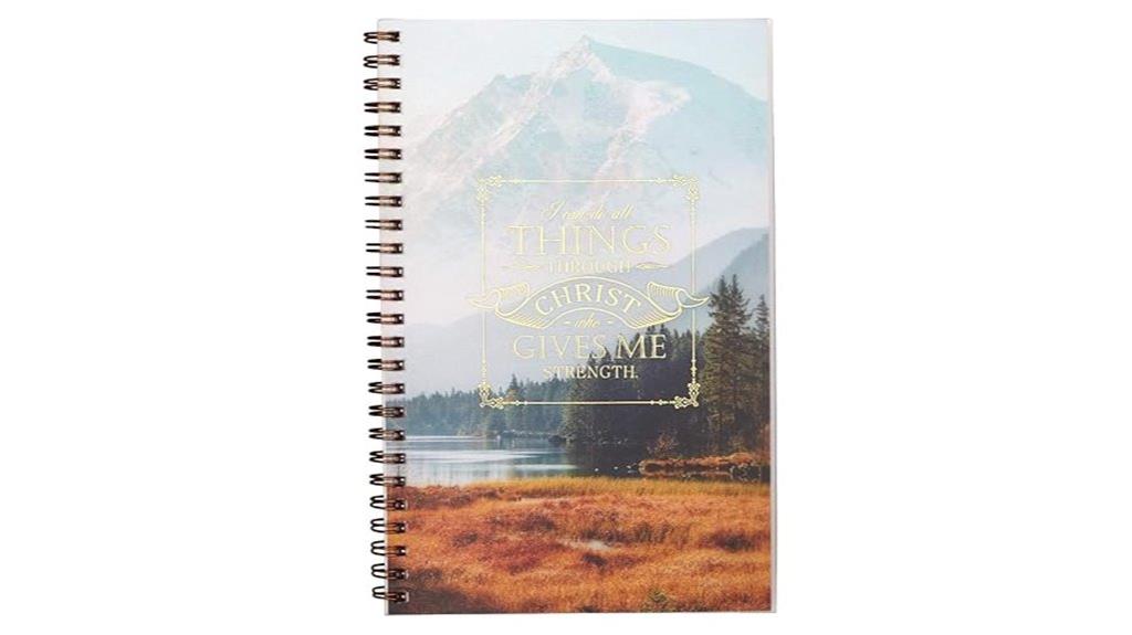 christian gift notebook