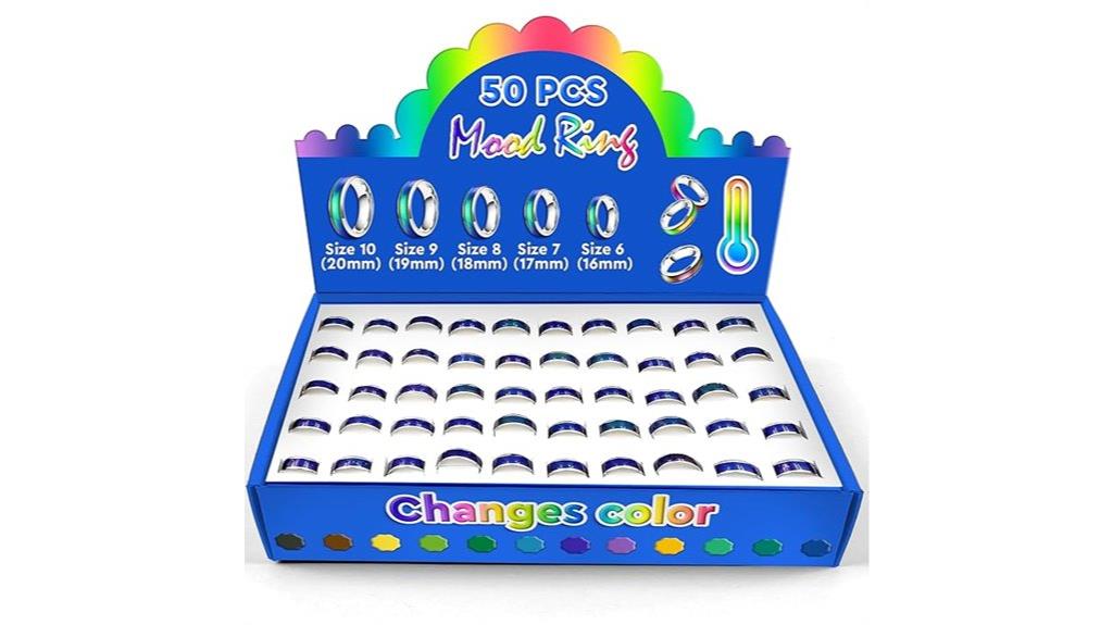 color changing mood rings