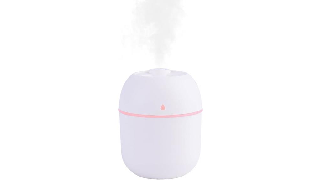 compact humidifier with light