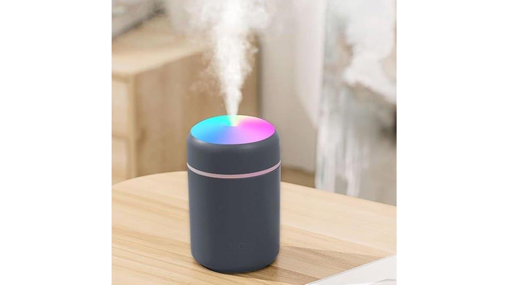 compact led humidifier with auto shutoff