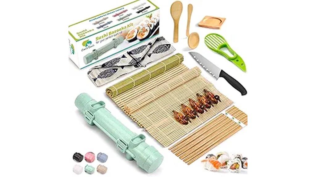 complete 22 piece sushi set