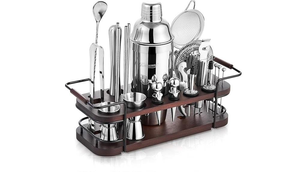 complete 24 piece cocktail set