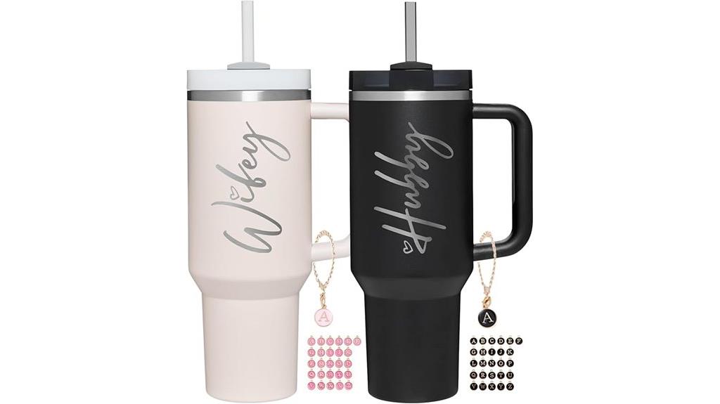 couples 40 oz tumblers