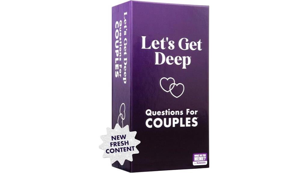 couples deep question game