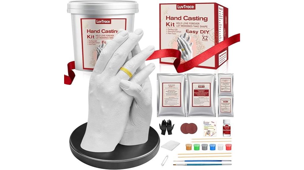 couples hand casting kit
