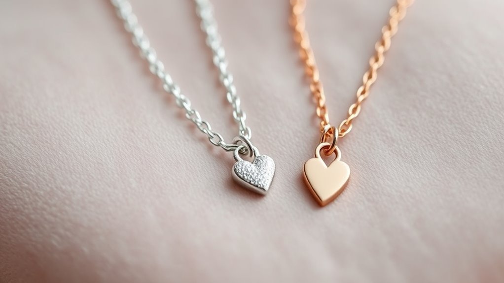 couples heartbeat necklace collection