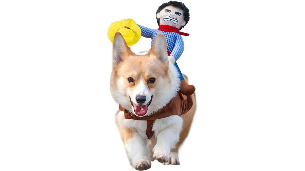 cowboy rider dog costume