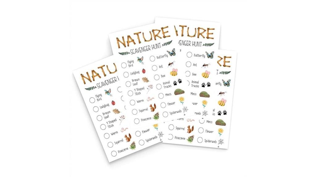 create adult nature scavenger hunt
