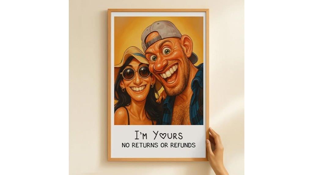 custom couple cartoon portrait