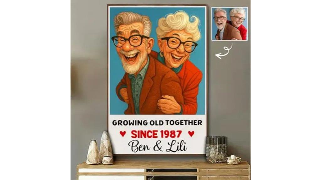 custom couple cartoon portrait