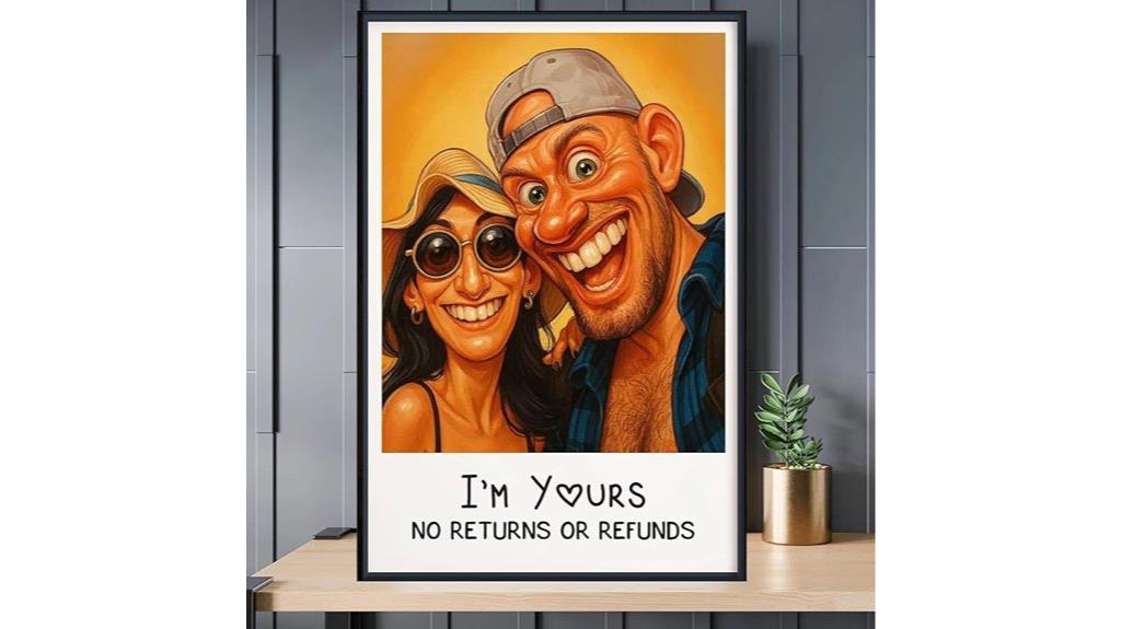 custom couple cartoon portrait