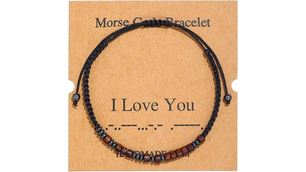 custom morse code jewelry