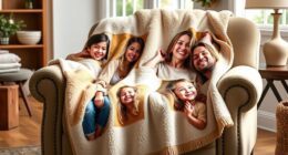 custom photo blanket gifts