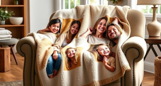 custom photo blanket gifts